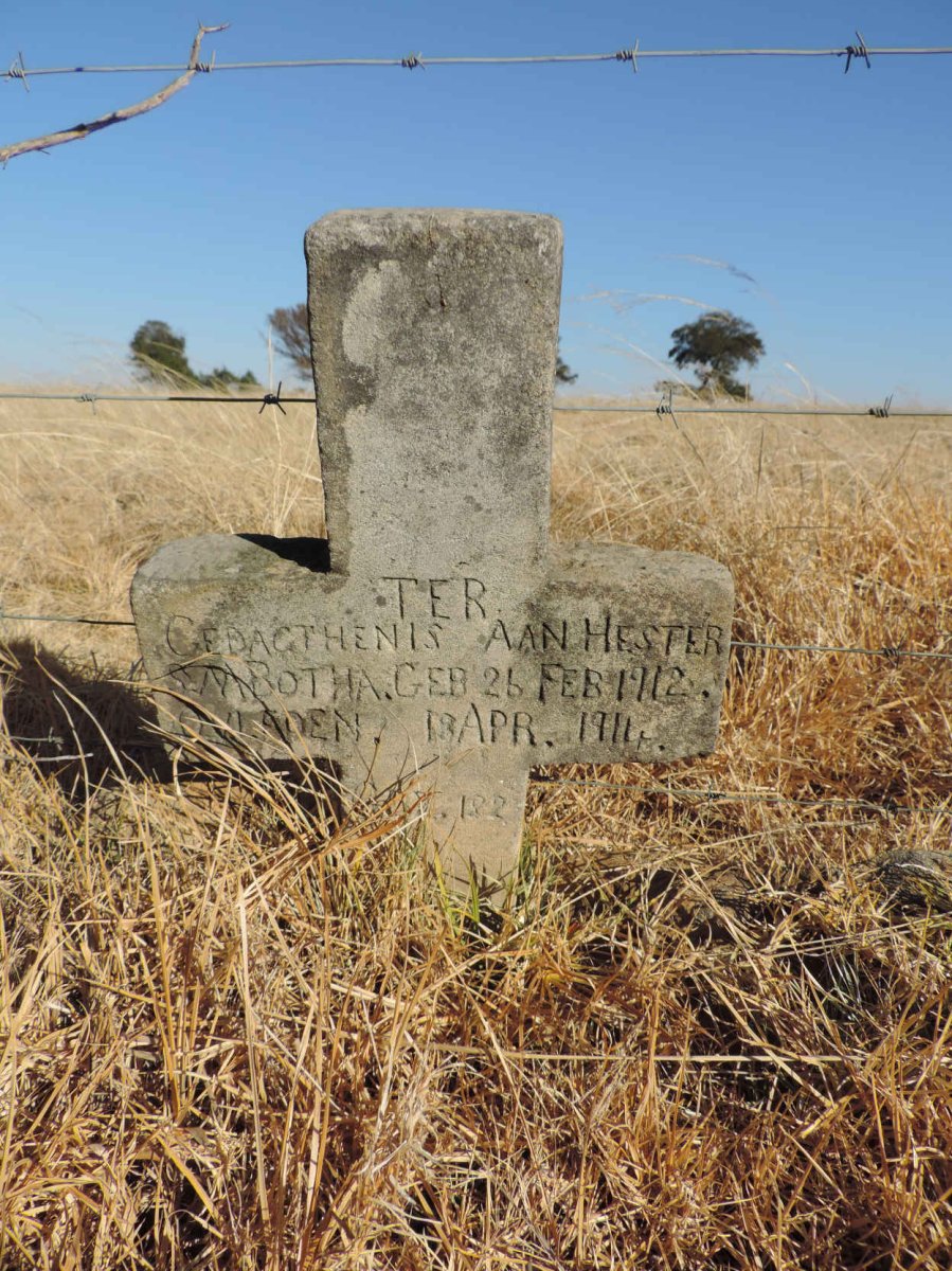 BOTHA Hester S.M. 1912-1914