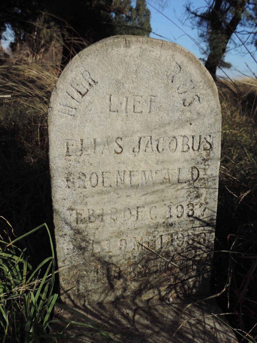 GROENEWALD Elias Jacobus 1937-1938