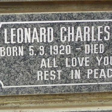 OLSEN Leonard Charles 1920-