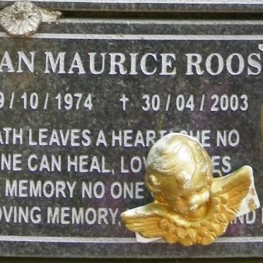 ROOS Sean Maurice 1974-2003