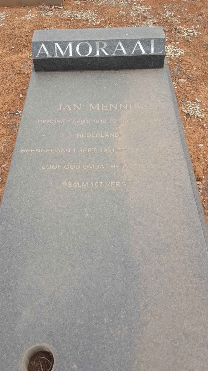 AMORAAL Jan Mennis 1918-1981