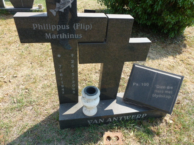 ANTWERP Philippus Marthinus, van 1947-2005