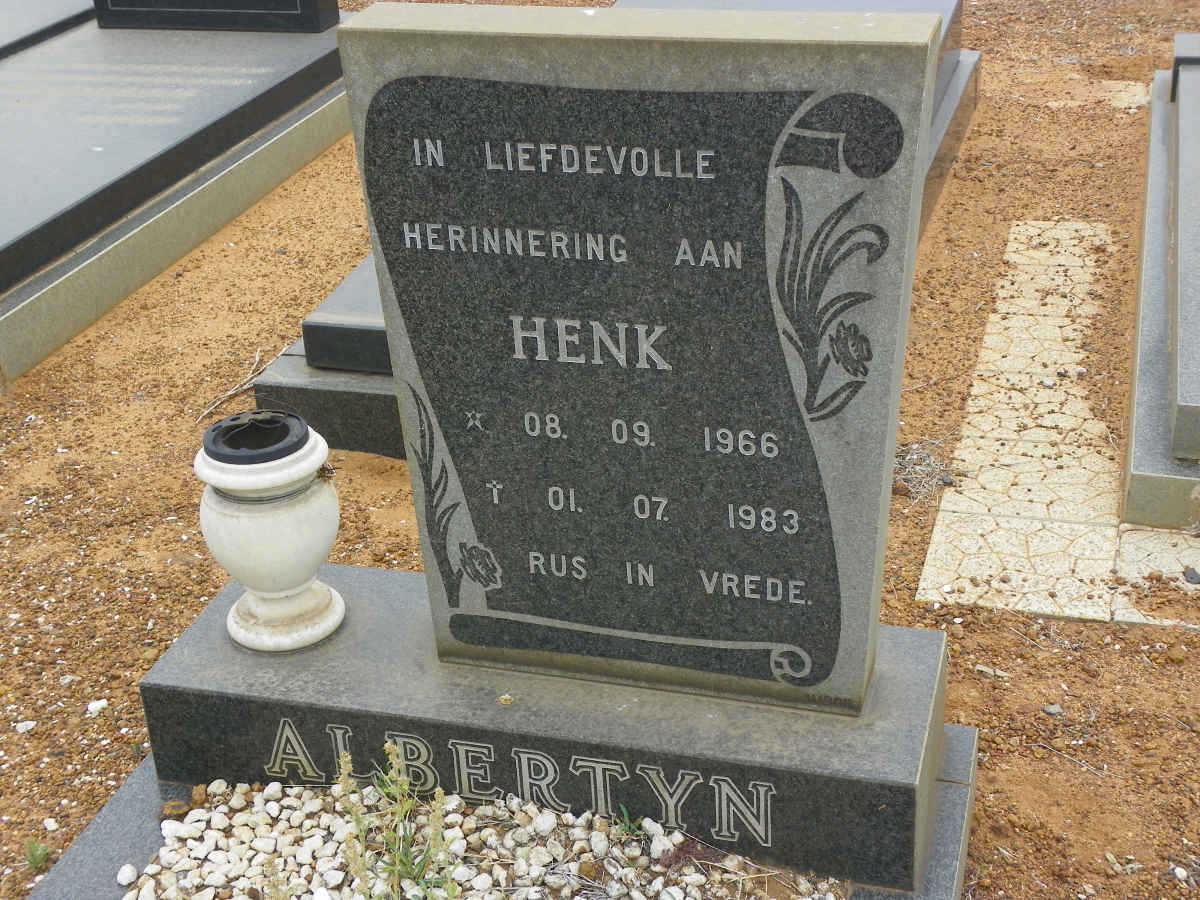 ALBERTYN Henk 1966-1983