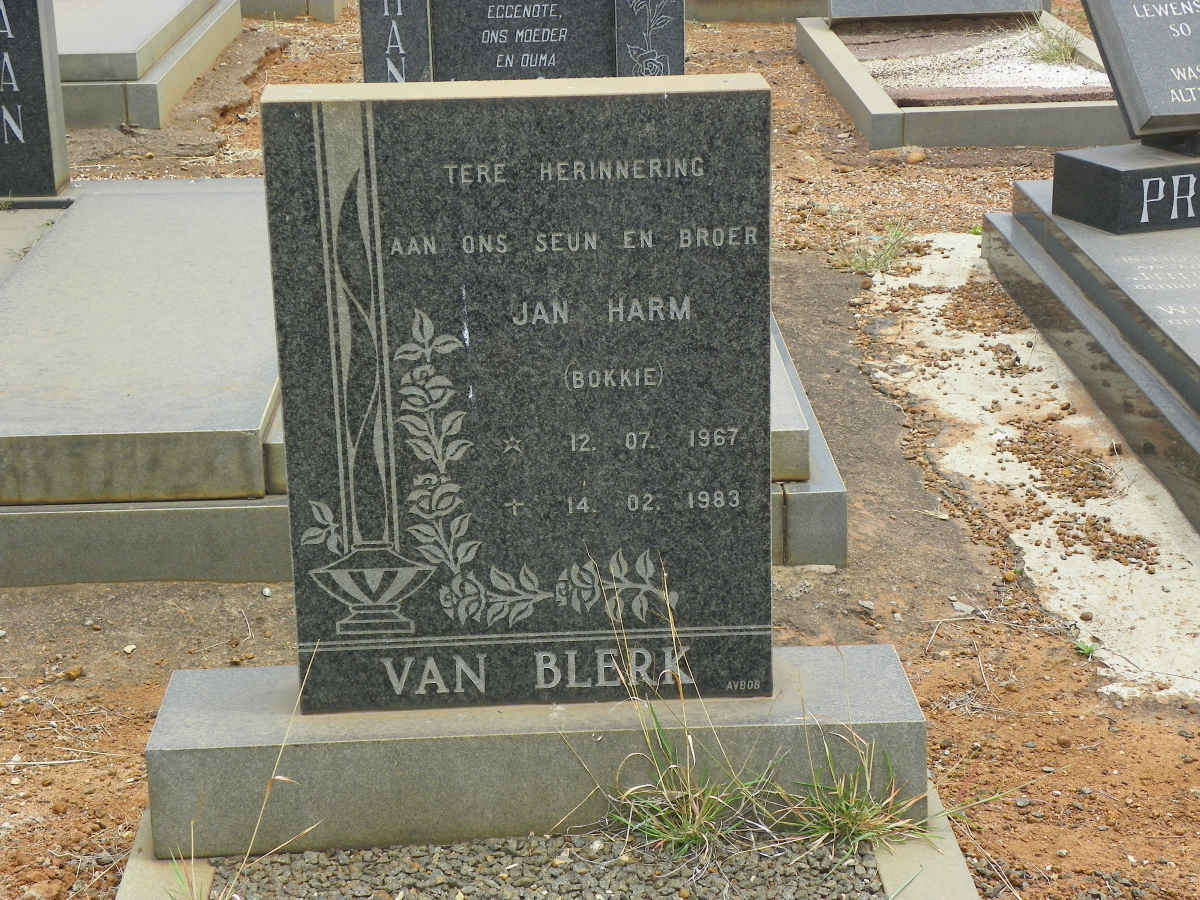 BLERK Jan Harm, van 1967-1983