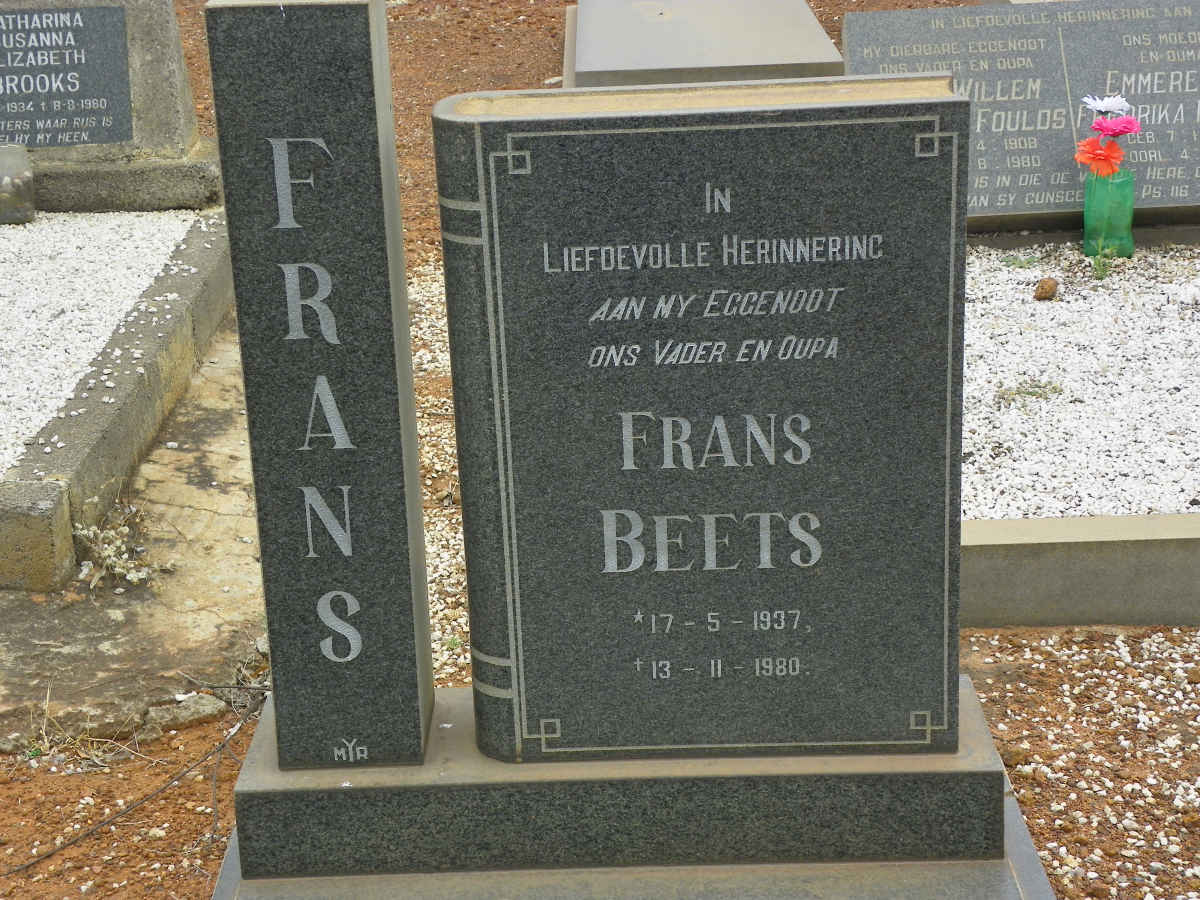 BEETS Frans 1937-1980