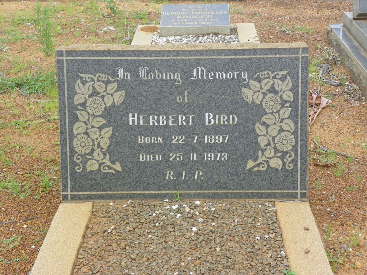 BIRD Herbert 1897-1973
