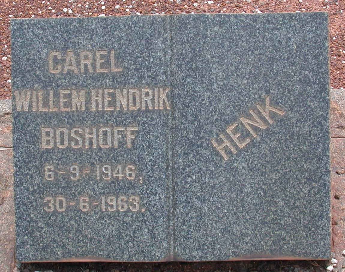 BOSHOFF Carel Willem Hendrik 1946-1963