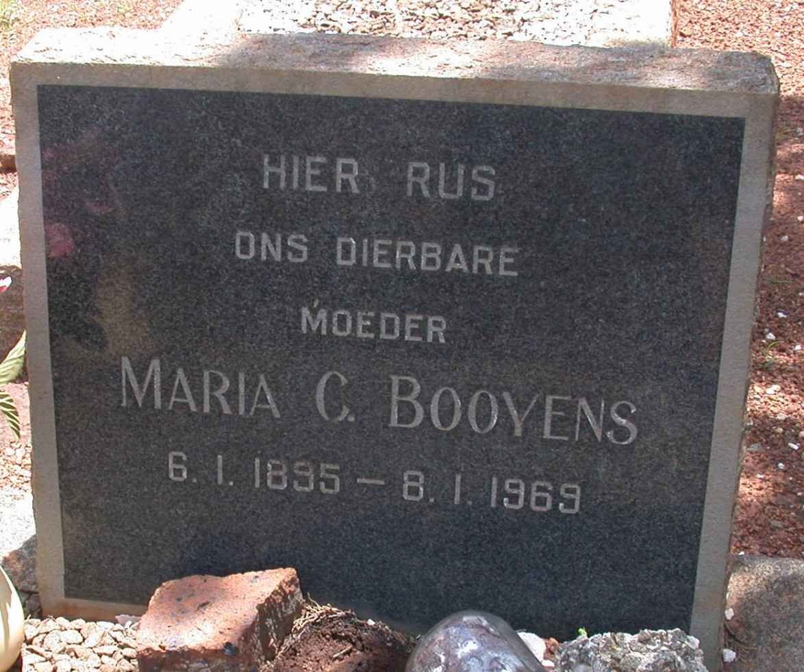 BOOYENS Maria C. 1895-1969