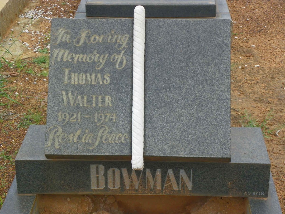 BOWMAN Thomas Walter 1921-1974