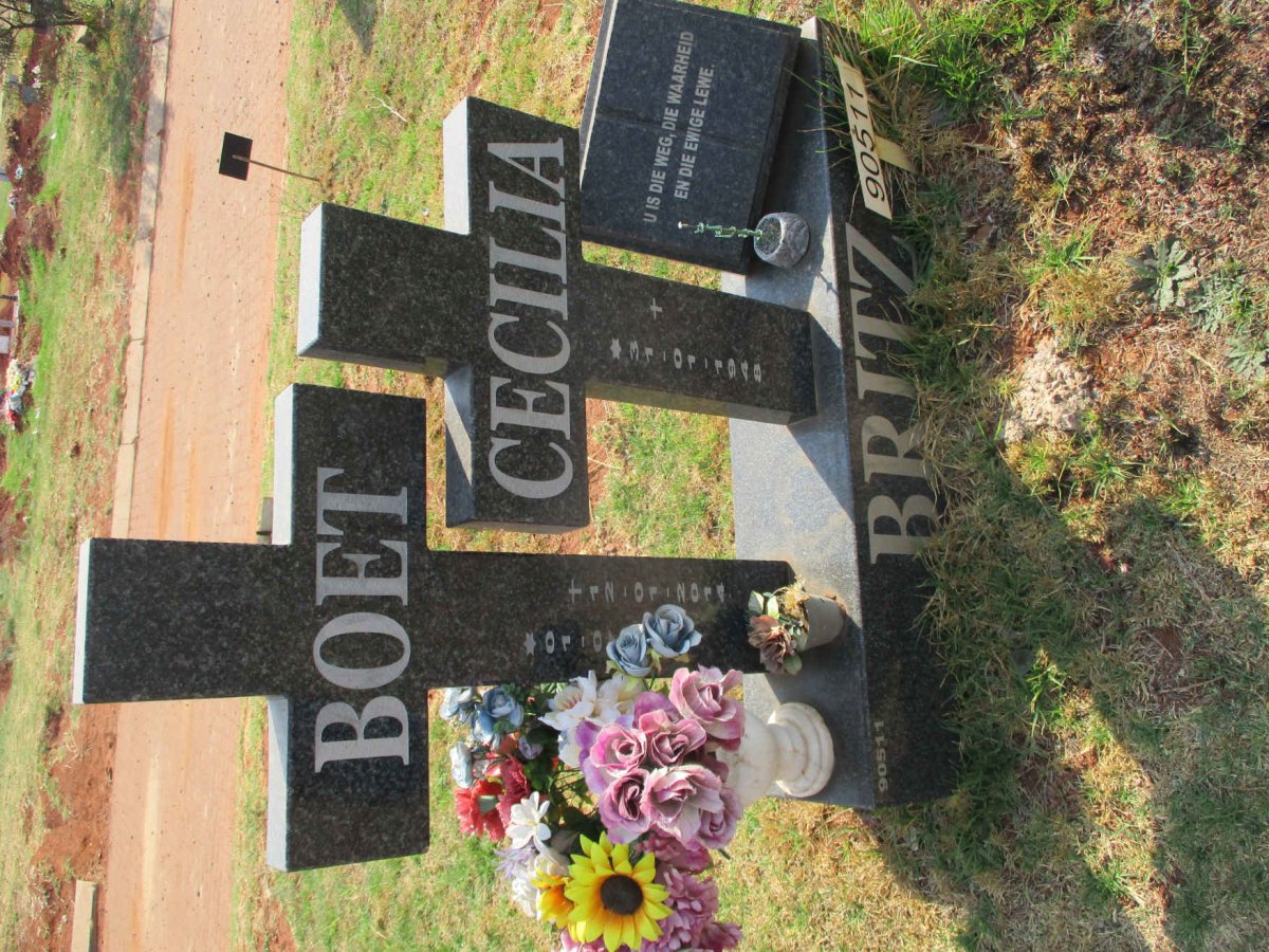 BRITZ Boet ?-2014 &amp; Cecilia 1948-