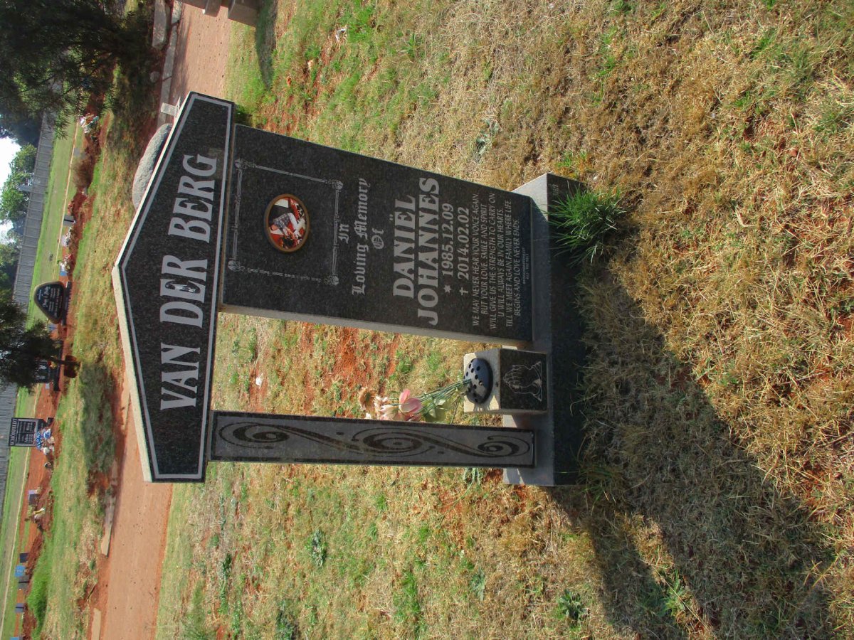 BERG Daniël Johannes, van der 1985-2014