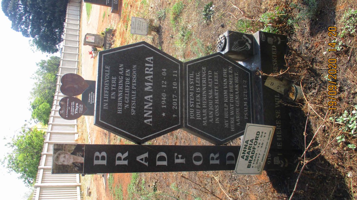 BRADFORD Anna Maria 1940–02017 #1