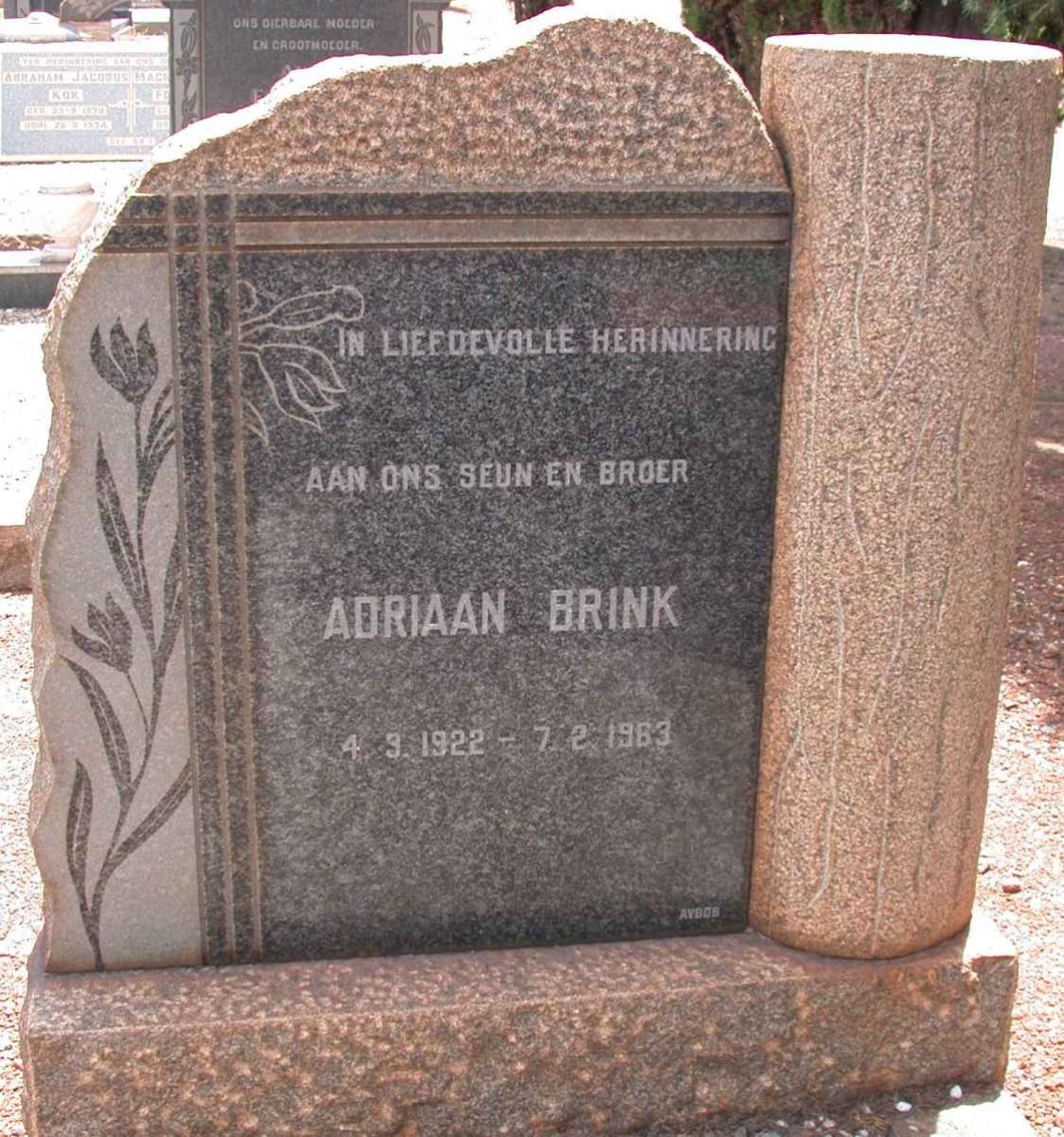 BRINK Adriaan 1922-1963