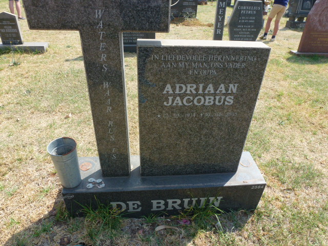 BRUIN Adriaan Jacobus, de 1934-200?