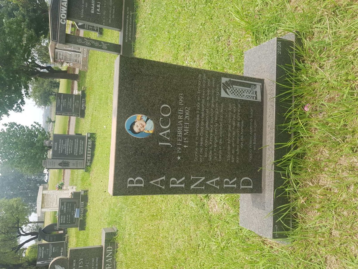 BARNARD Jaco 1993-2002