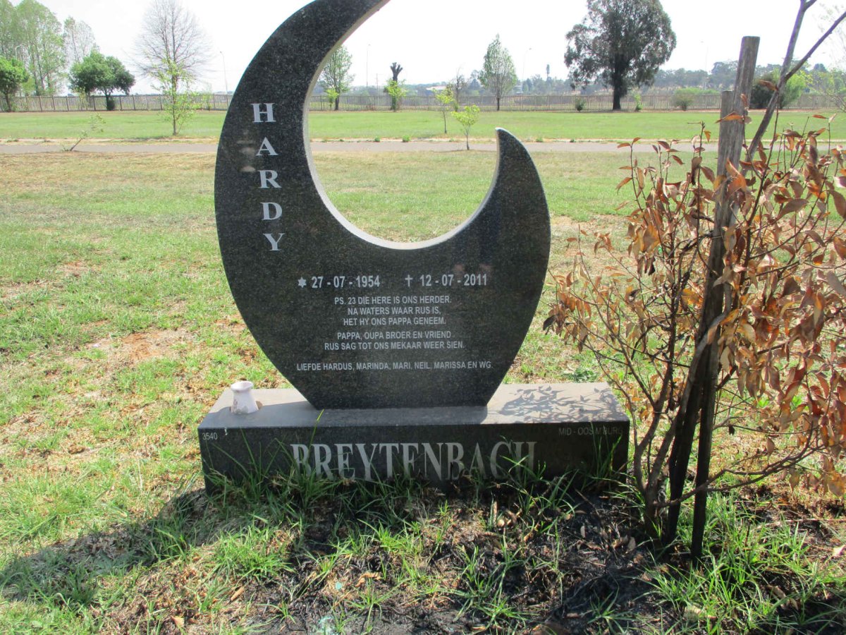 BREYTENBACH Hardy 1954-2011