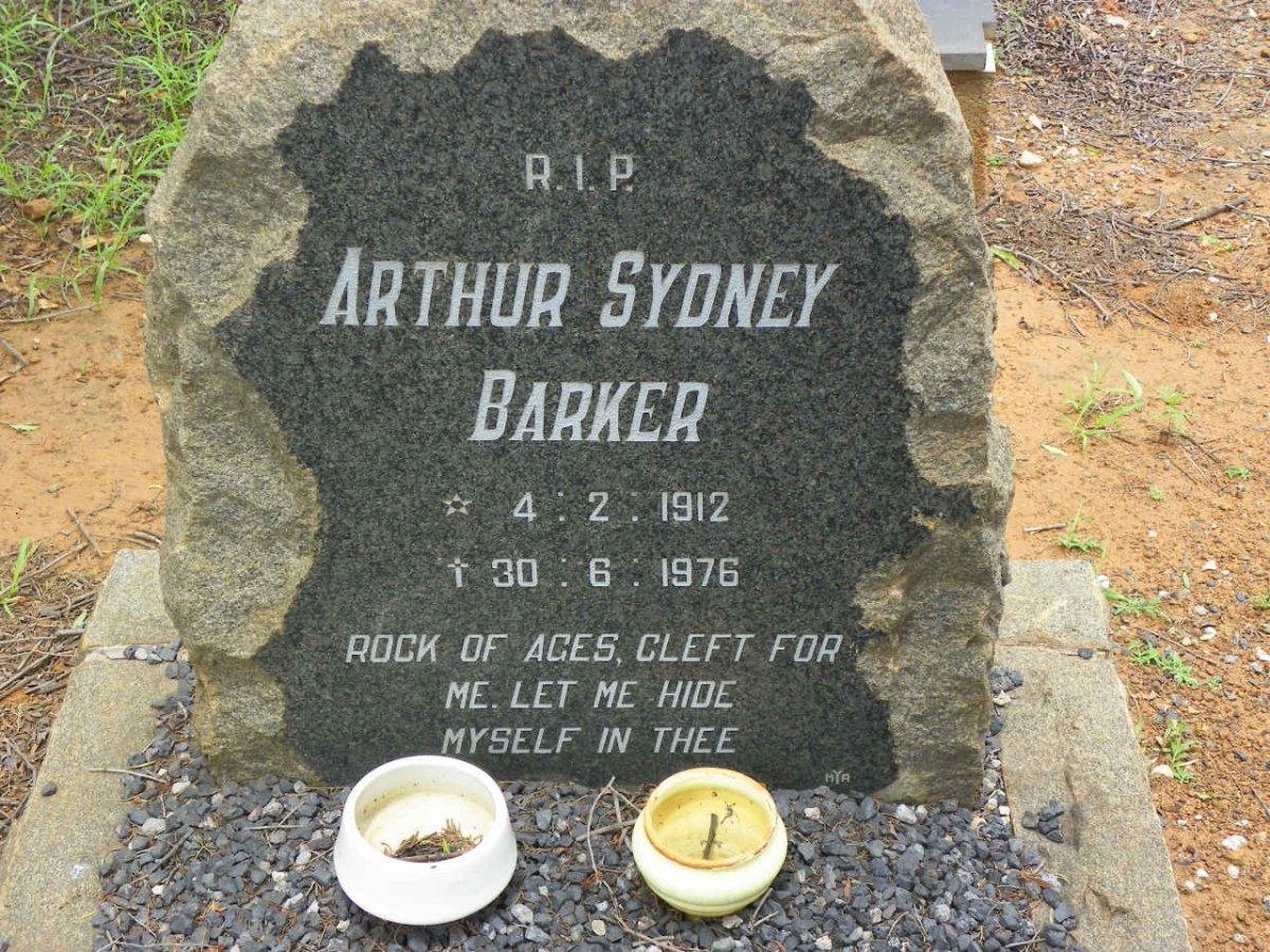 BARKER Arthur Sydney 1912-1976