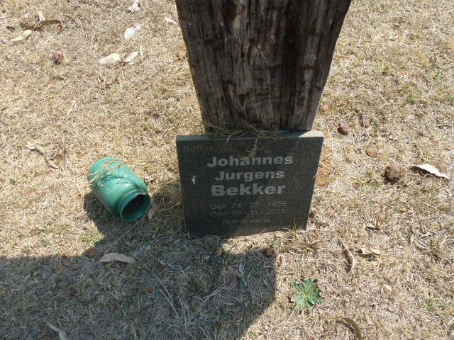 BEKKER Johannes Jurgens 1959–2003 #2