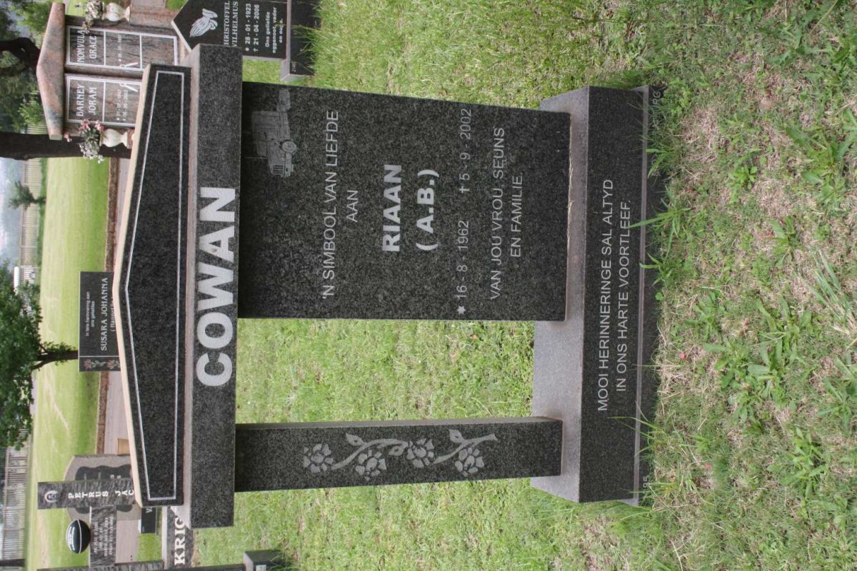 COWAN A.B. 1962-2002