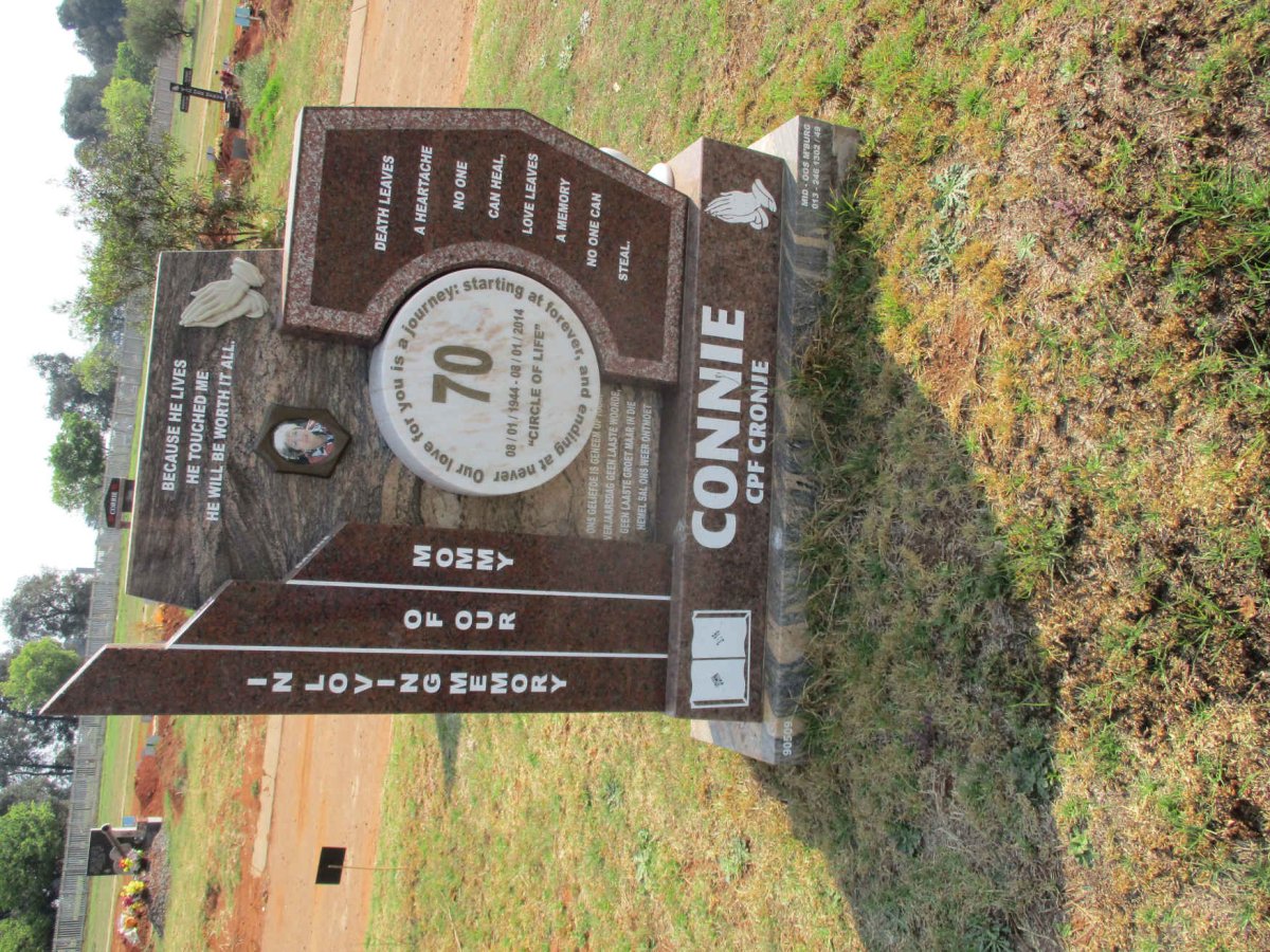 CRONJE C.P.F. 1944-2014