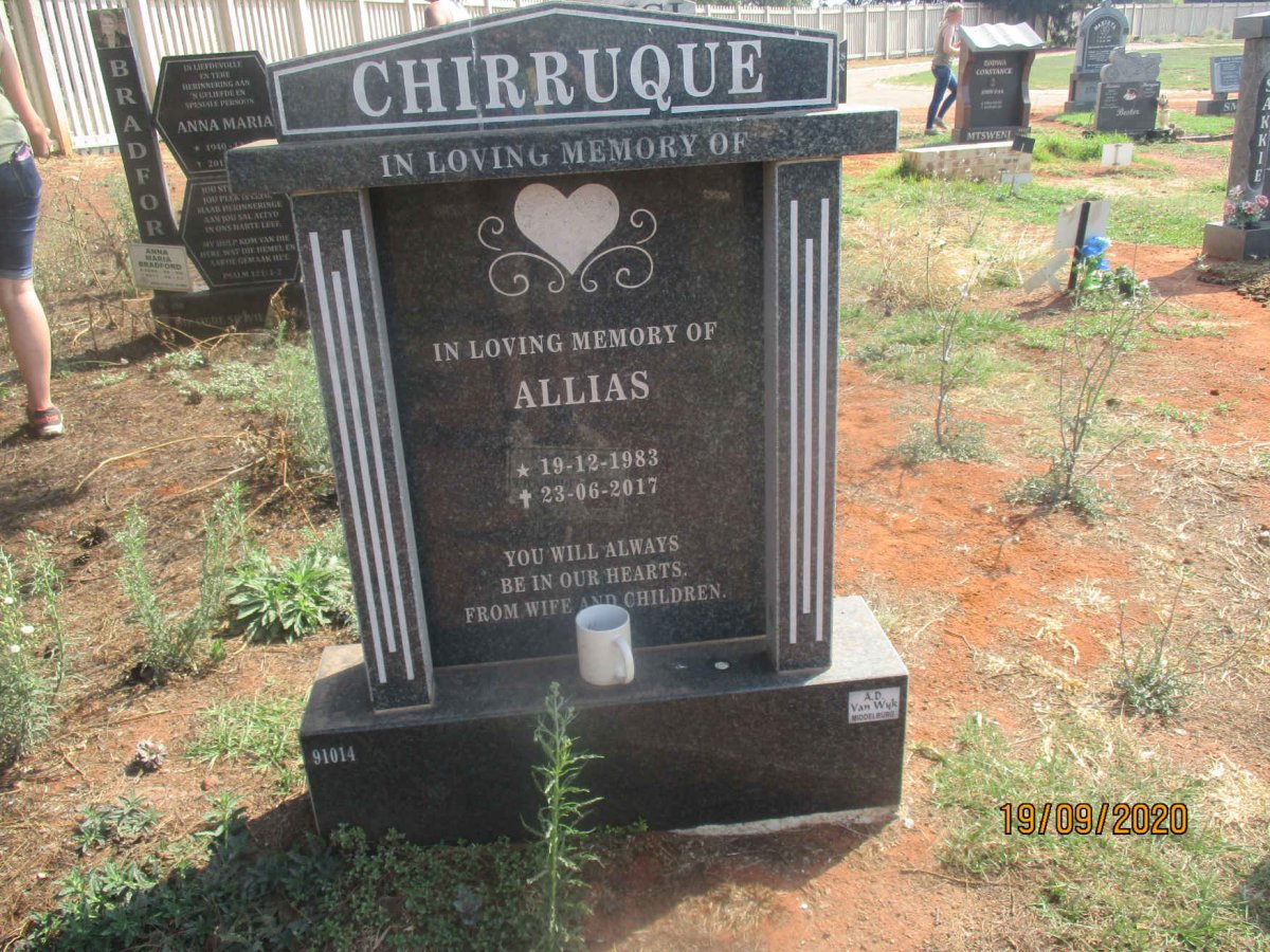 CHIRRUQUE Allias 1953-2017