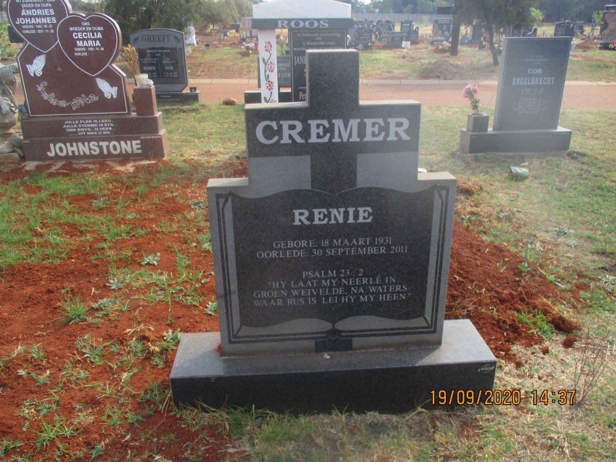 CREMER Renie 1931-2011
