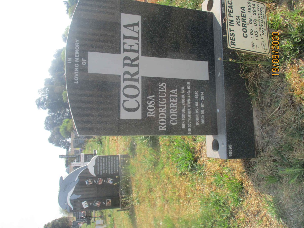 CORREIA Rosa Rodrigues 1950-2014
