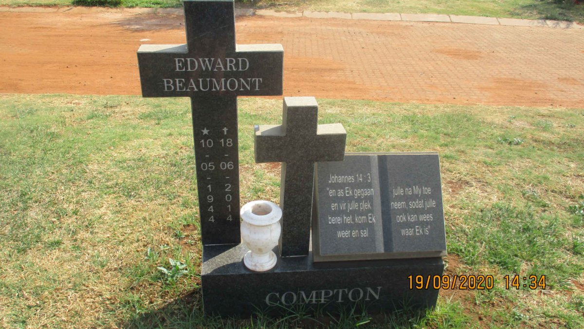 COMPTON Edward Beaumont 1944-2014