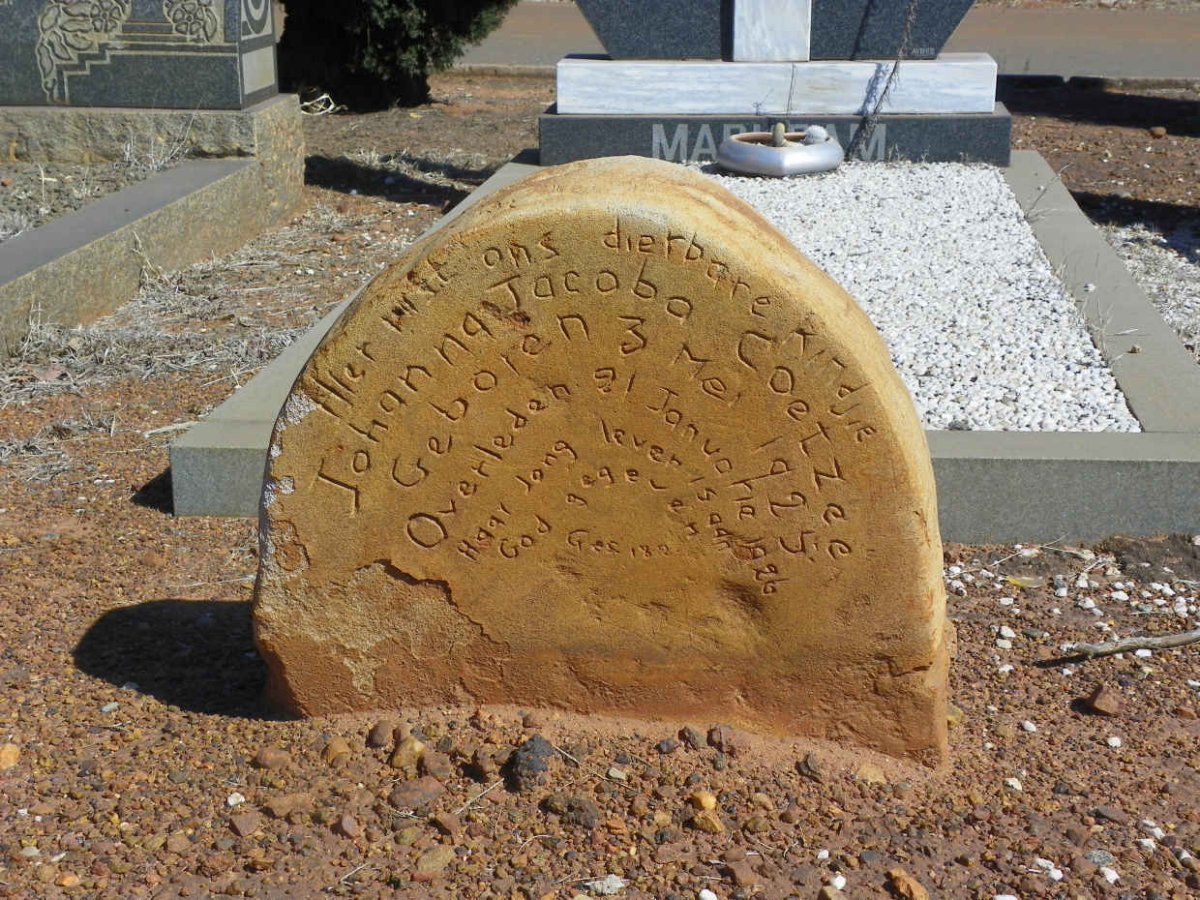 COETZEE Johanna Jacoba 1925-1926
