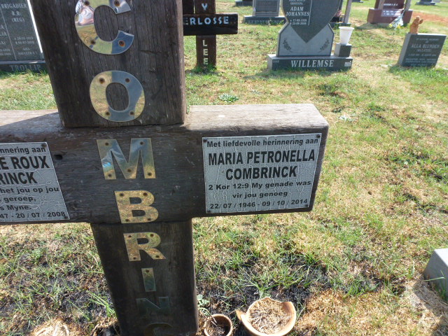COMBRINCK Hannes le Roux 1947–2008 & Maria Petronella 1946–2014 #3