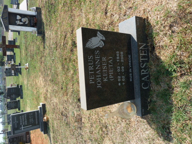 CARSTEN Petrus Johannes Keiser 1945-2008