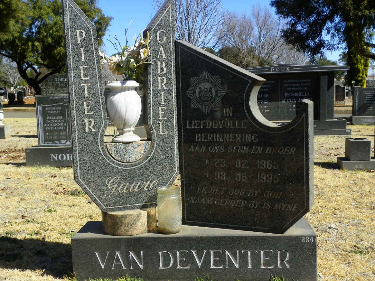 DEVENTER Pieter Gabriel, van 1965-1995