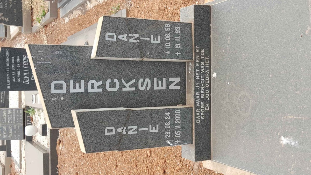 DERCKSEN Danie 1924-2000 :: DERCKSEN Danie 1959-1993
