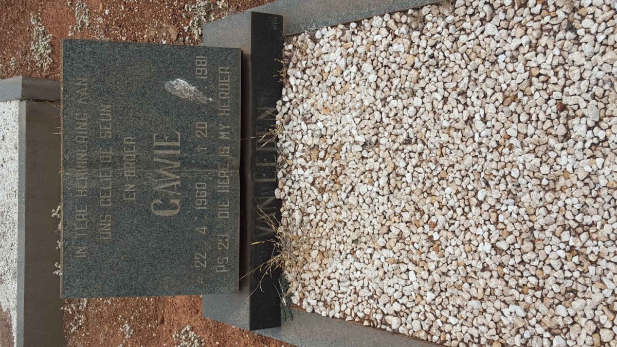 EEDEN Gawie, van 1960-1981