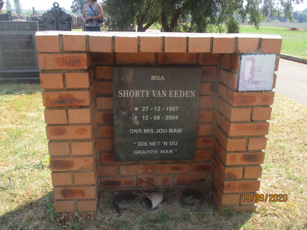 EEDEN M.S.A., van 1957-2004