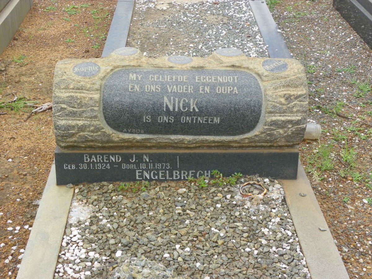 ENGELBRECHT Barend J.N. 1924-1973