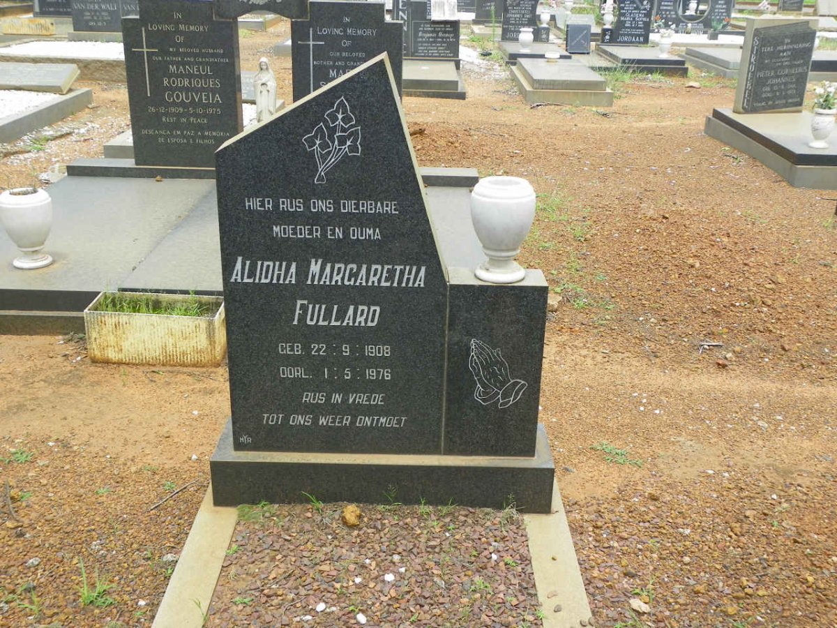FULLARD Alidha Margaretha 1908-1976