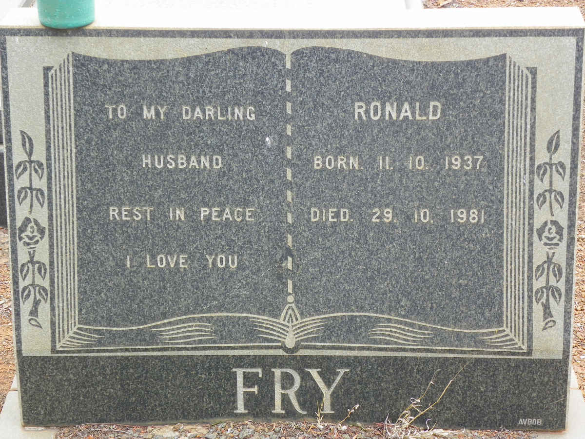 FRY Ronald 1937-1981