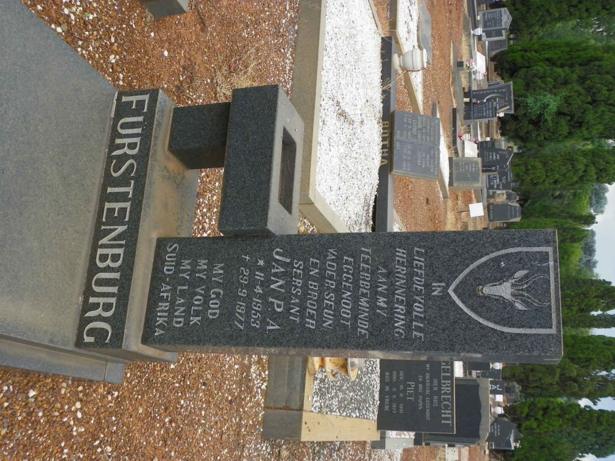 FURSTENBURG Jan P.A. 1953-1977