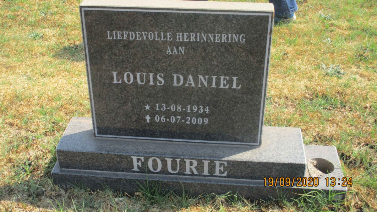 FOURIE Louis Daniel 1934-2009