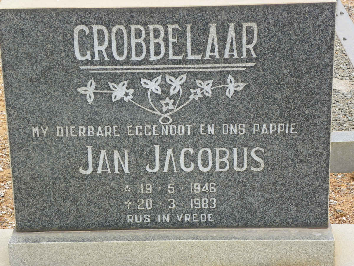 GROBBELAAR Jan Jacobus 1946-1983