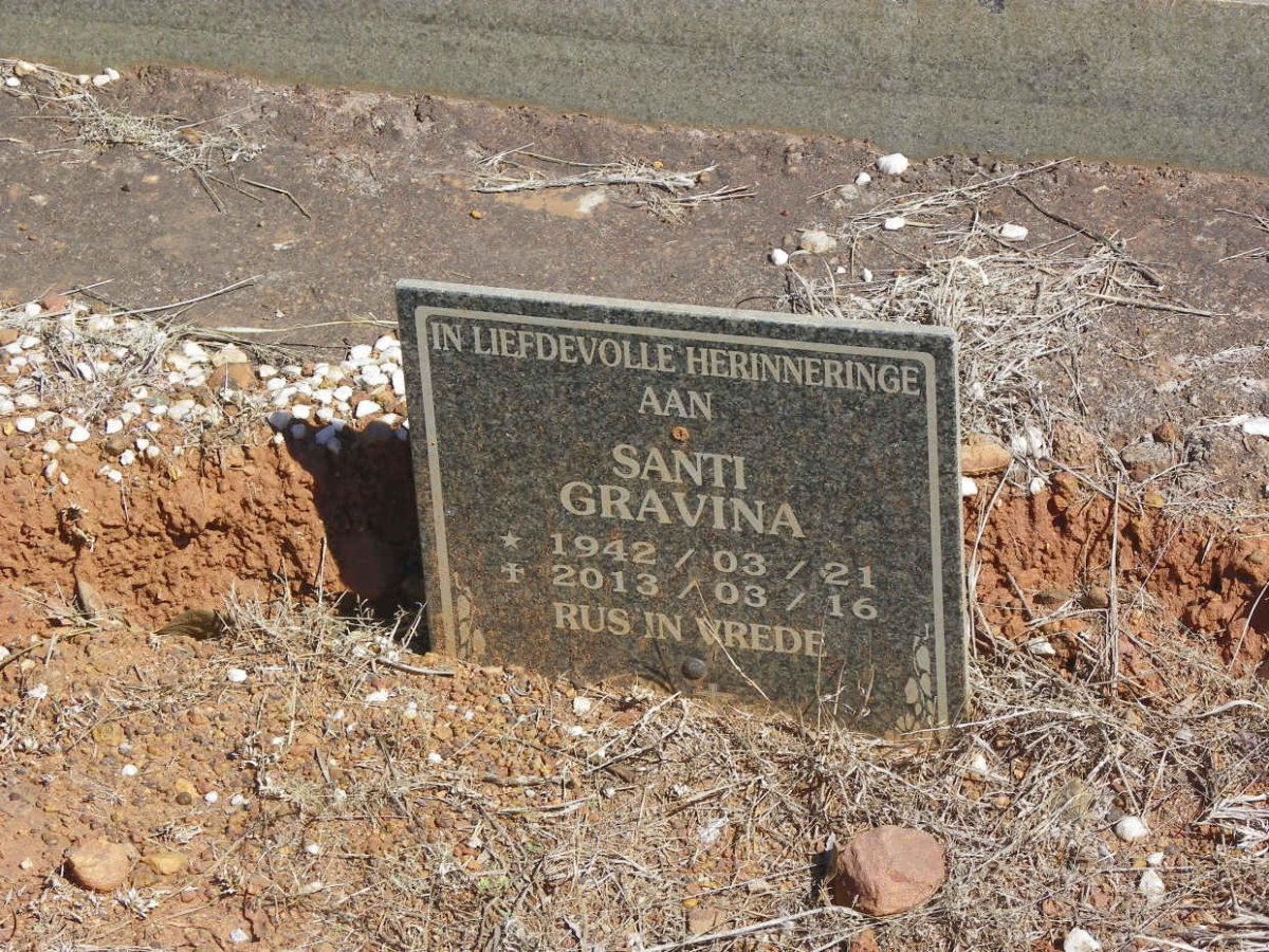 GRAVINA Santi 1942-2013