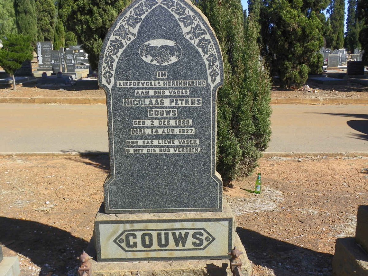 GOUWS Nicolaas Petrus 1860-1927
