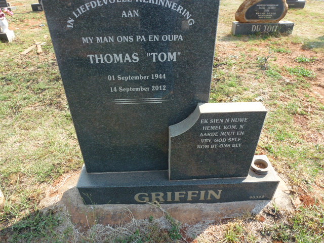 GRIFFIN Thomas 1944-2012