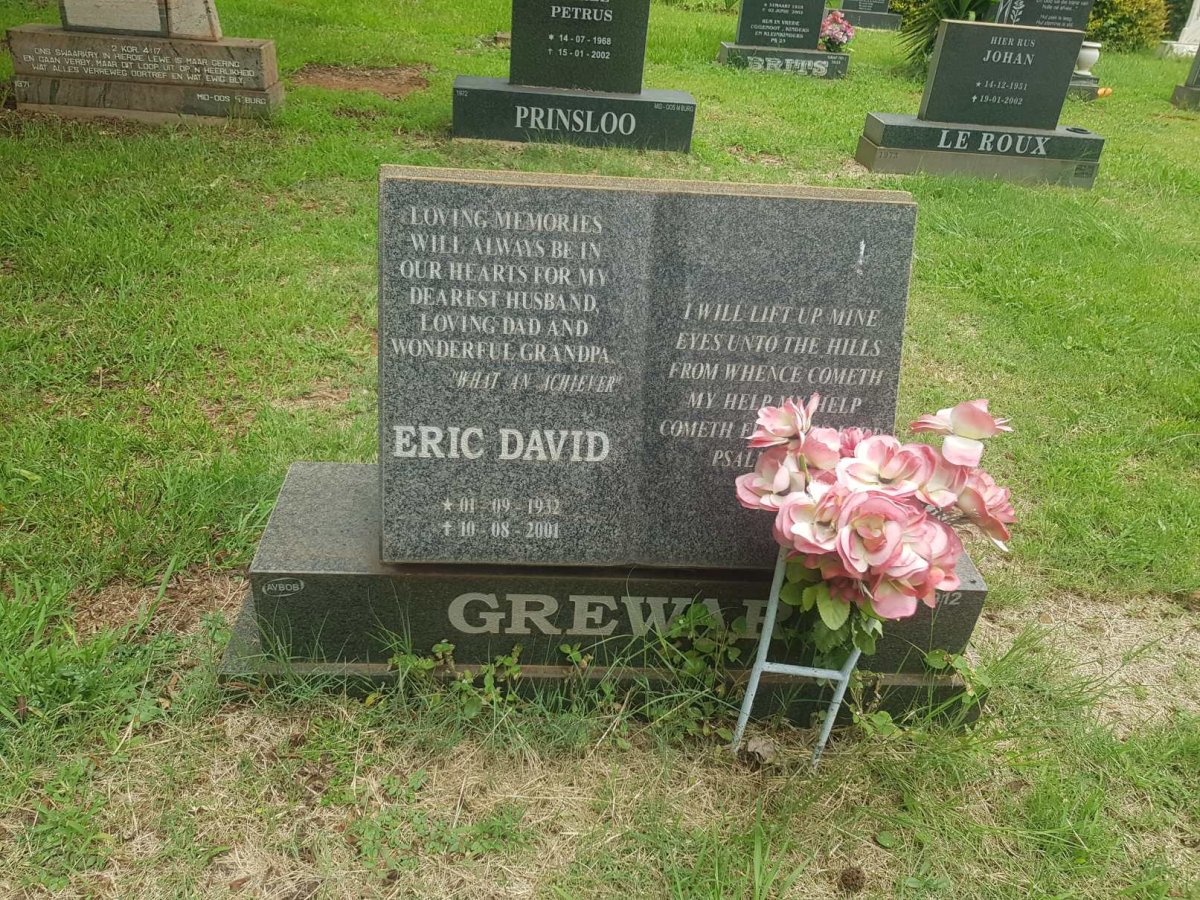 GREWAR Eric David 1932-2001