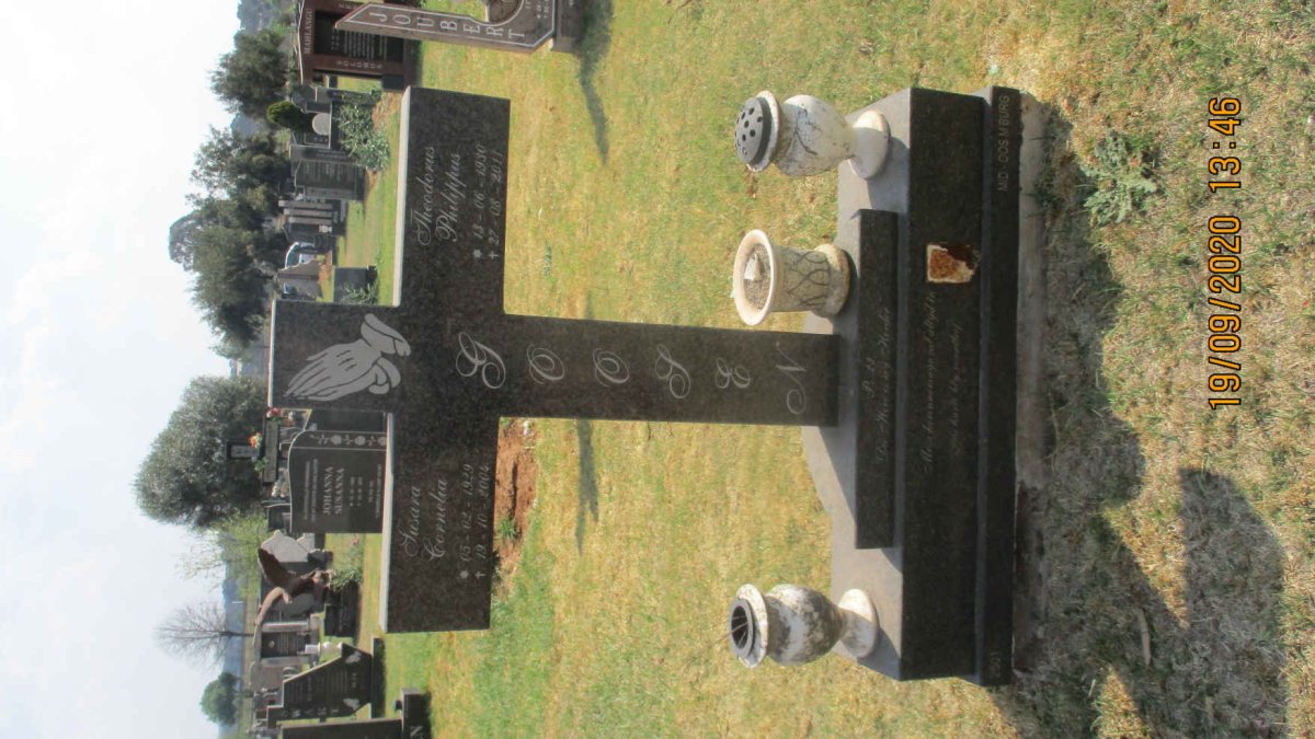 GOOSEN Theodorus Philippus 1930-2011 &amp; Susara Cornelia 1929-2004