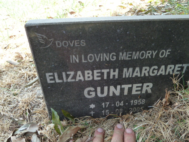 GUNTER Elizabeth Margaret 1958-2005