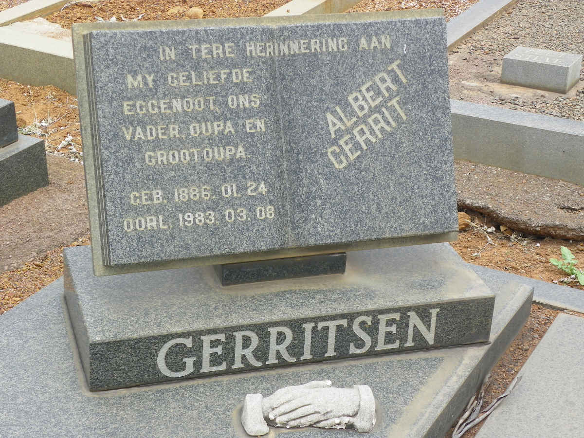 GERRITSEN Albert Gerrit 1886–1983 &amp; Maria Magrieta Johanna V.D. MERWE 1896–1987 #2