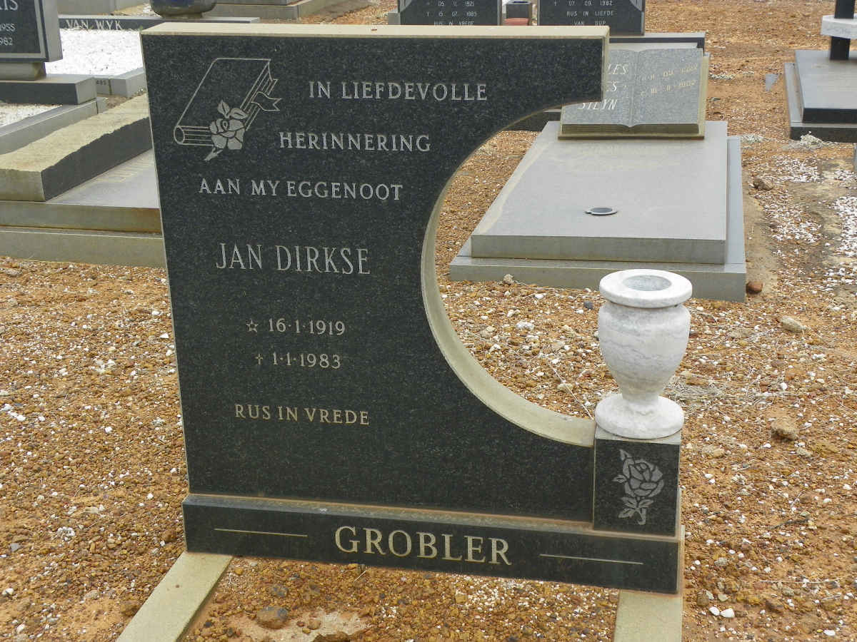 GROBLER Jan Dirkse 1919-1983