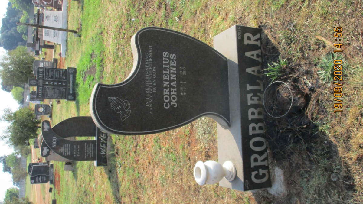 GROBBELAAR Cornelius Johannes 1932-2010